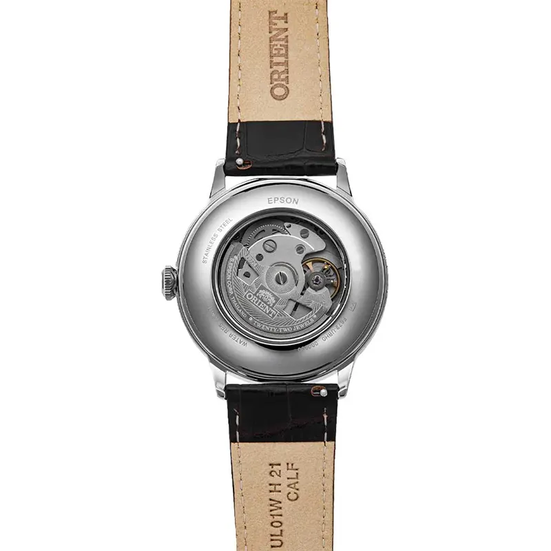 Orient Bambino Version II Automatic Green Dial Men's Watch- RA-AC0023E